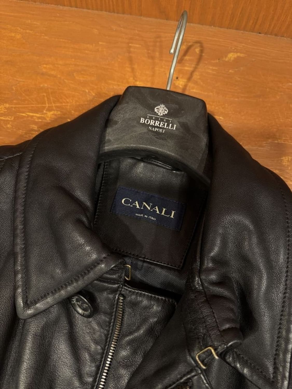 카날리 레더 코트 상품이미지8