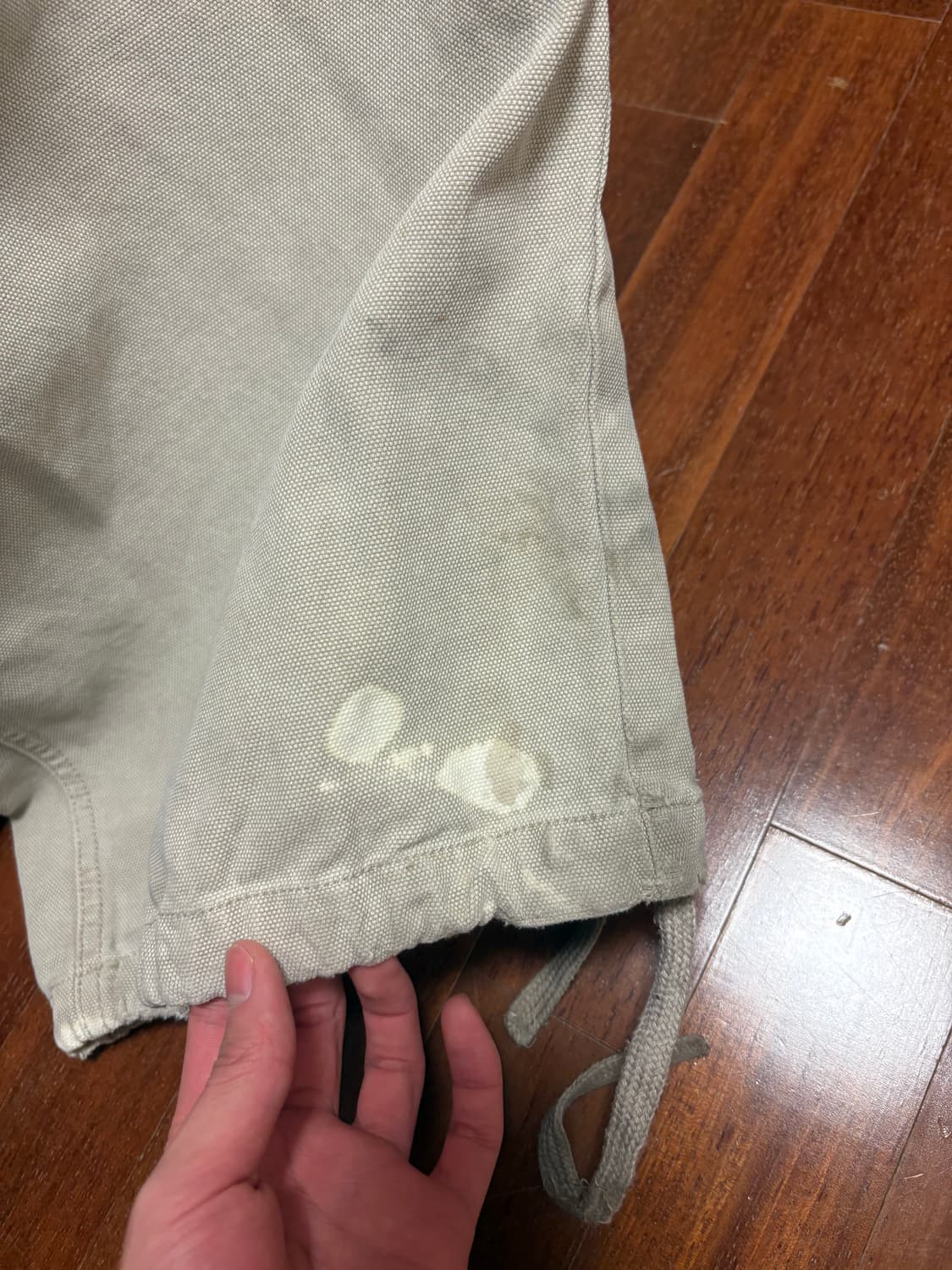 논노드 더블니 커버 팬츠 베이지 2사이즈 상품이미지4