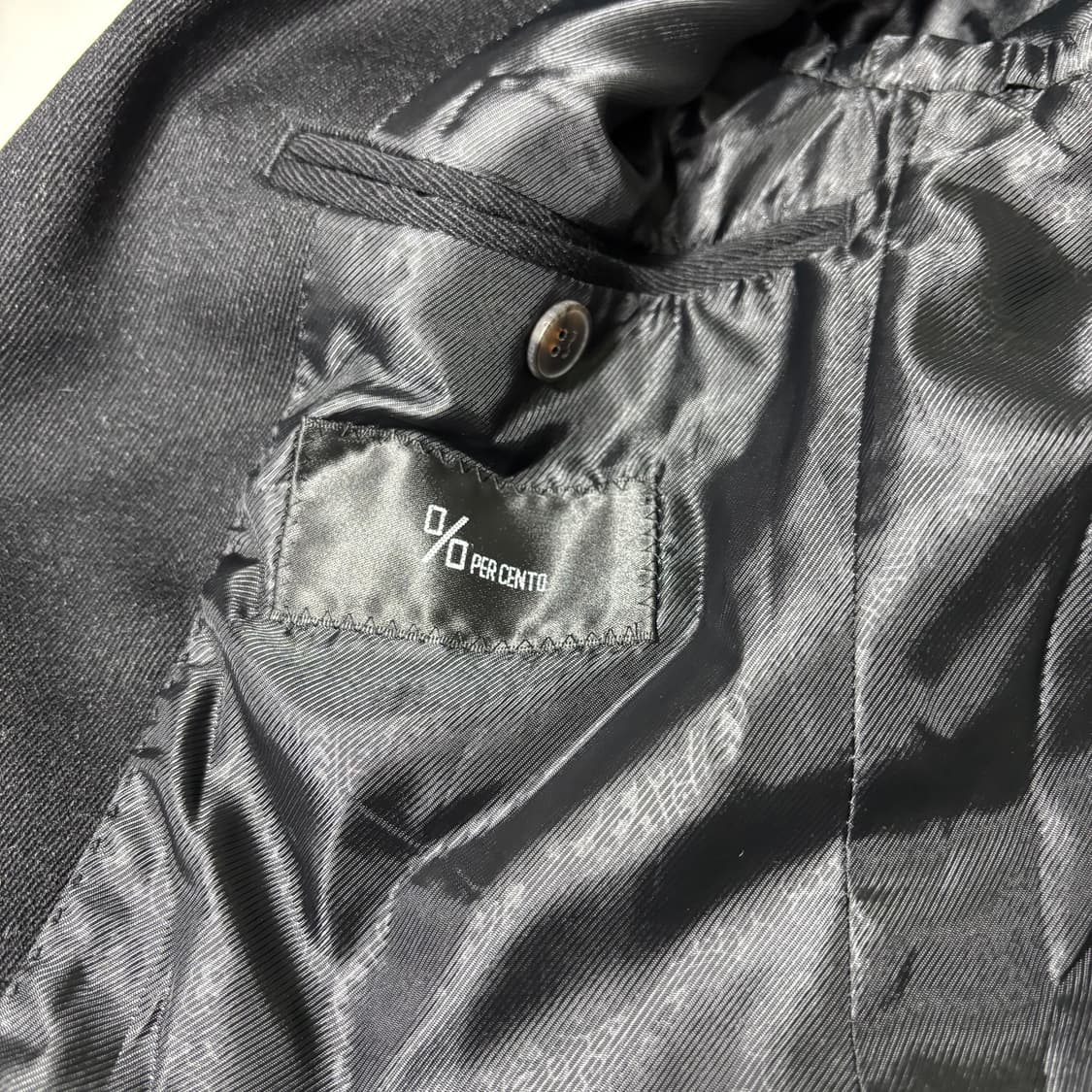 90 S 퍼센트 블랙 포켓스웨이드 포인트 2버튼 싱글 블레이져 상품이미지5