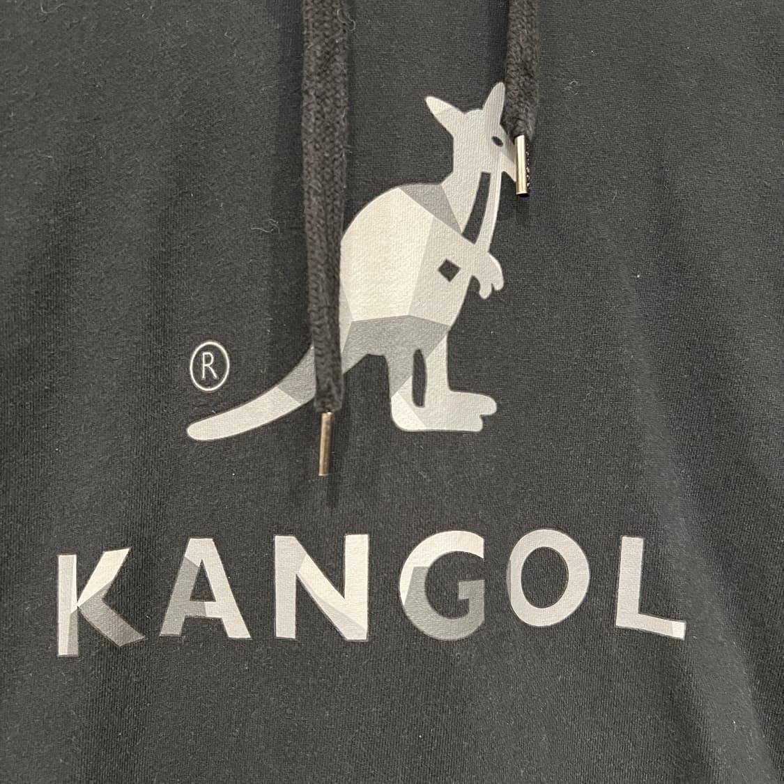 캉골 빅로고 후드티 M 블랙 상품이미지3