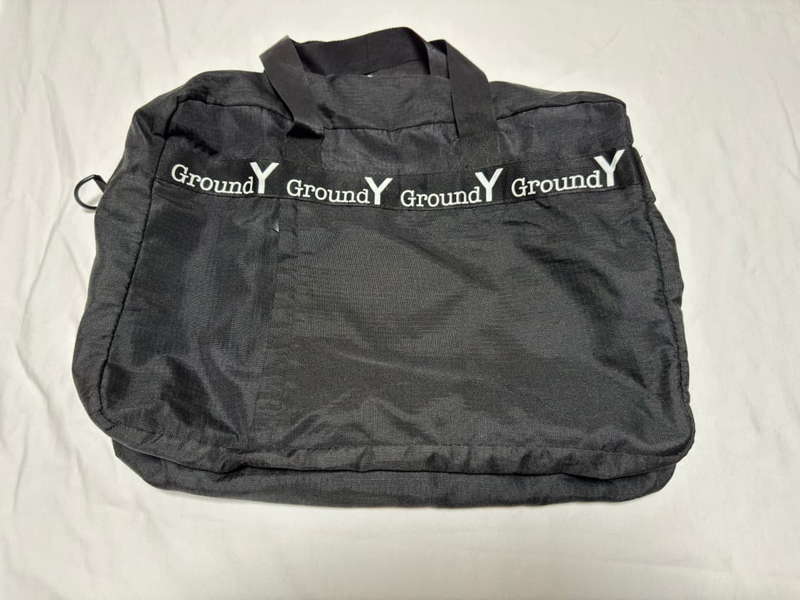 그라운드 와이(Yohji Yamamoto) 나일론 보스턴백 상품이미지1