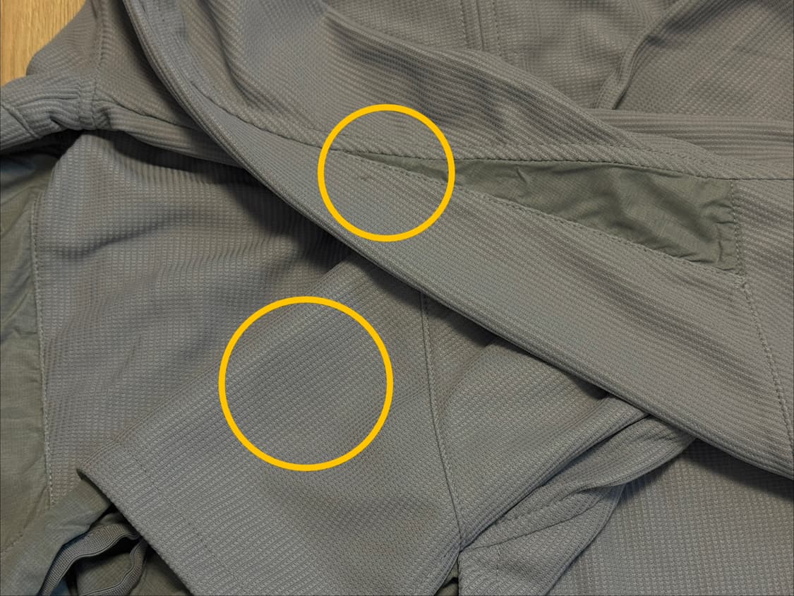 (1사이즈) 산산기어 듀얼-쉐이드 자켓 그레이 - 25SS 바람막이 상품이미지5