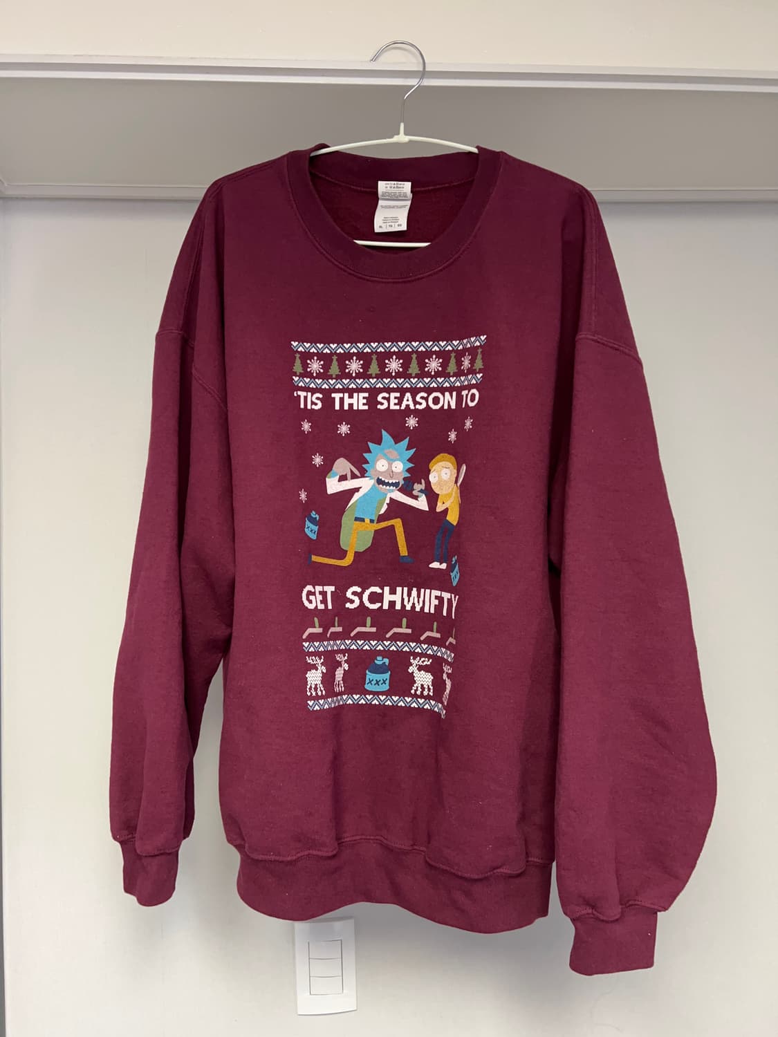 릭모엔티 스웨트셔츠 xl 상품이미지1