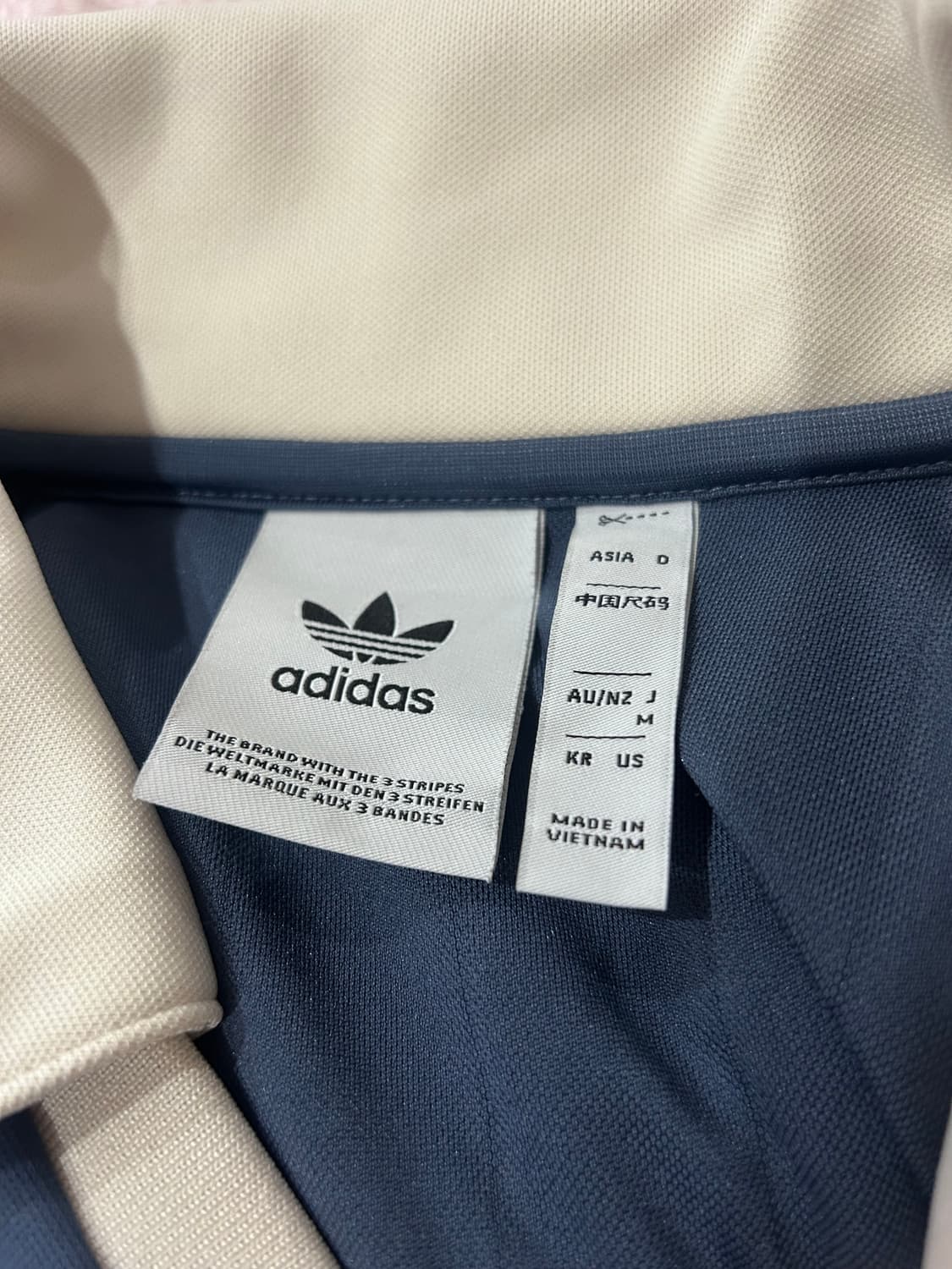 아디다스 핀 스트라이프 저지 블루 상품이미지2