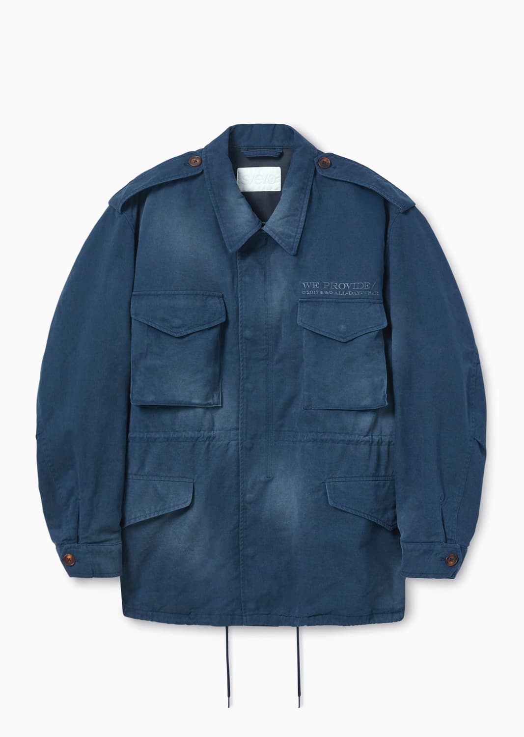 에스이오 WASHED COTTON FIELD JACKET NAVY 상품이미지4