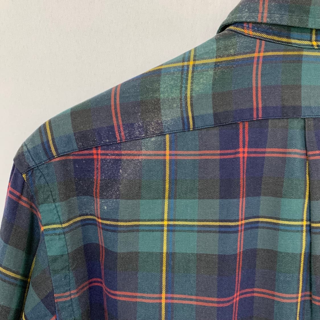 폴로 랄프로렌 타탄 체크 셔츠 S 빈티지 남녀공용 상품이미지4
