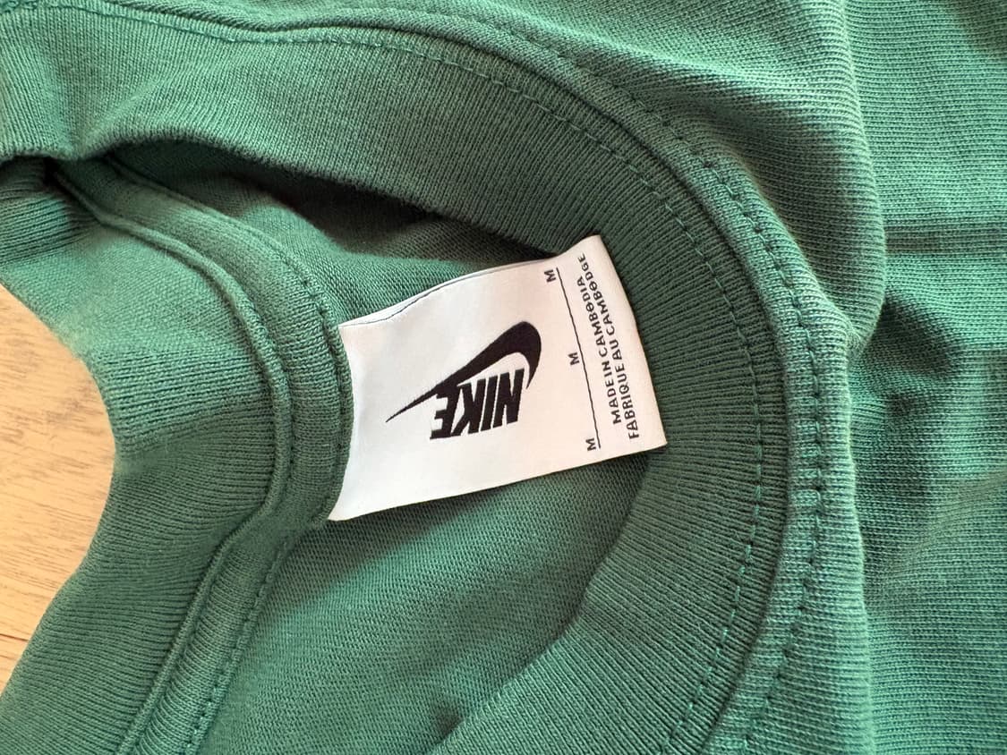 나이키 x 스투시 월드투어 티셔츠 그린 m사이즈 상품이미지2