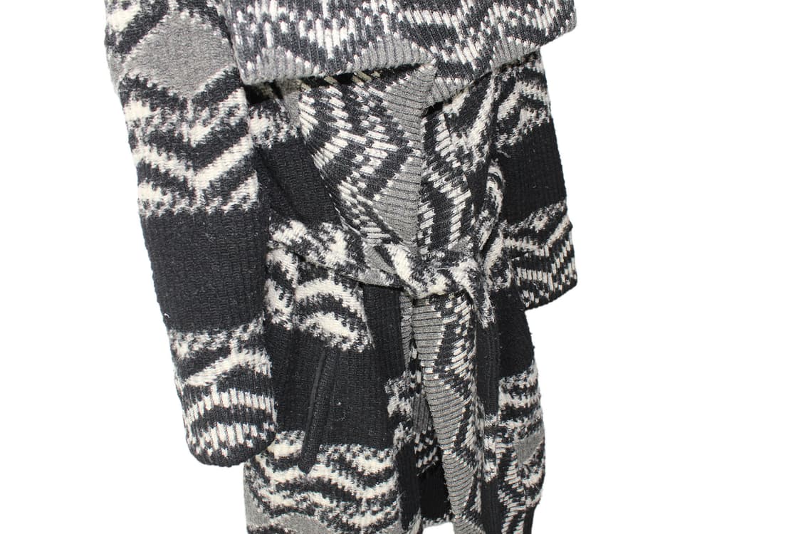 디젤 니트 케이프 후드 가디건 상품이미지9