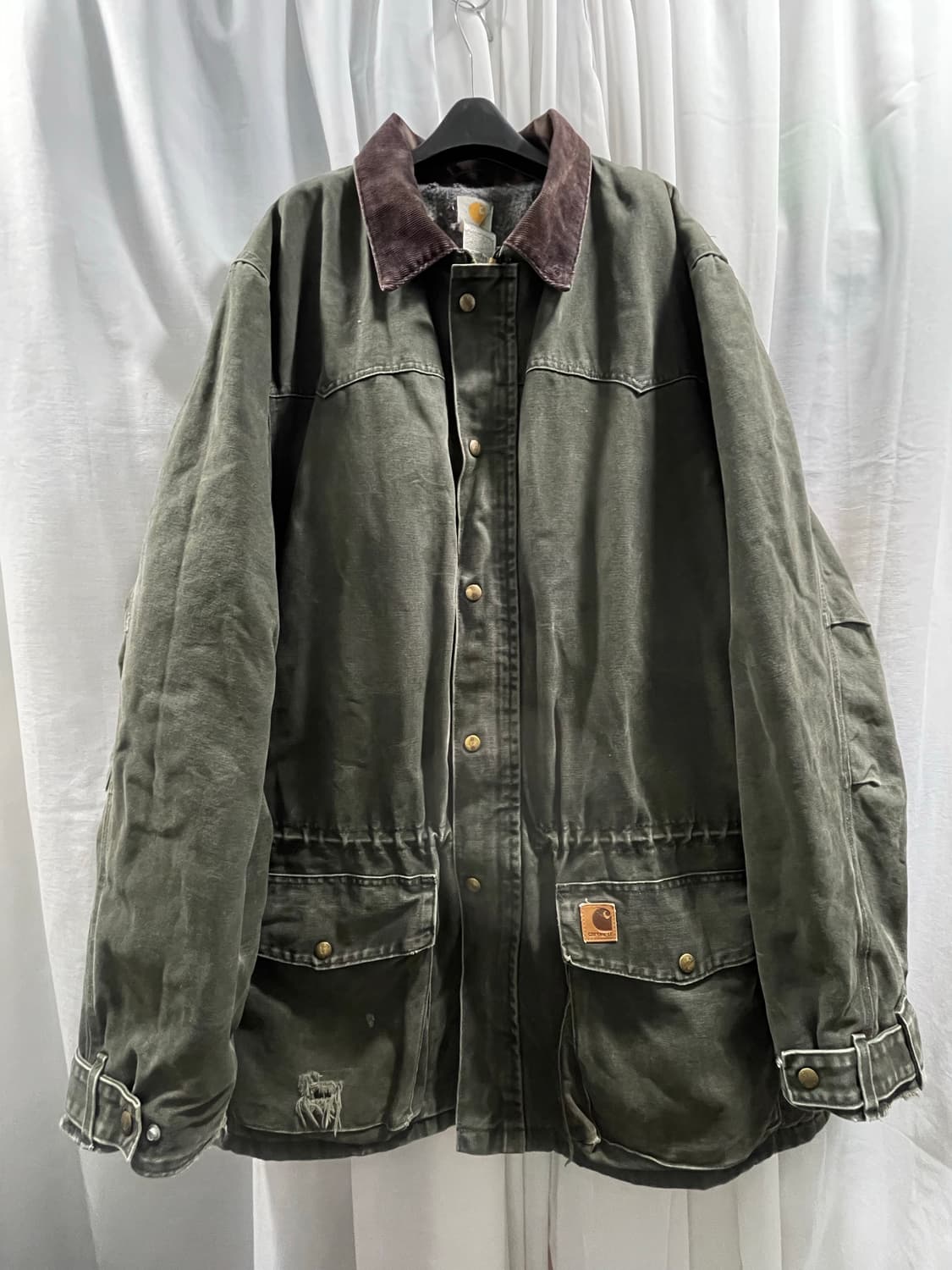 칼하트/ C52 초어코트 모스그린/ 3XL 상품이미지1