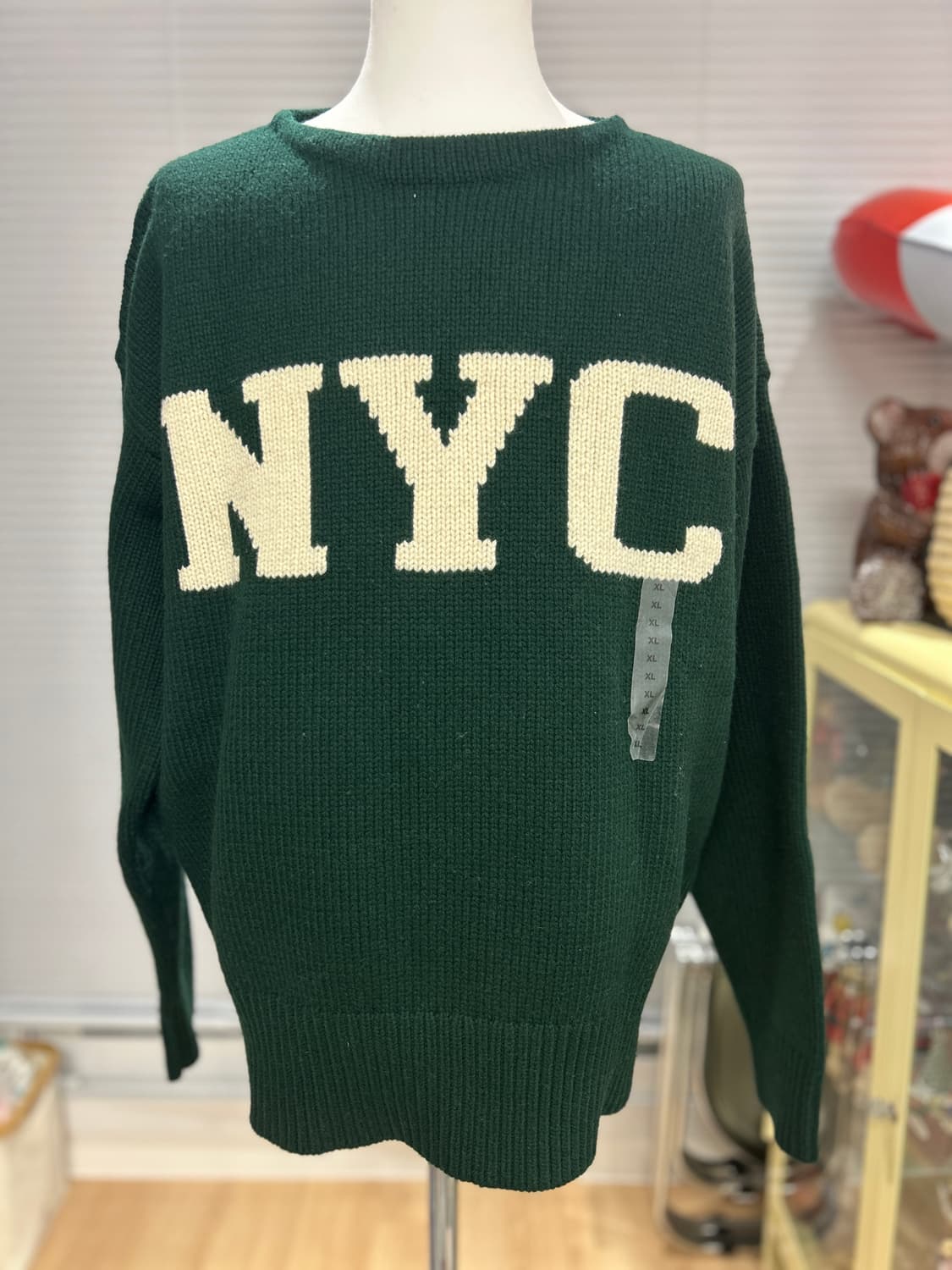 랄프로렌 딥포레스트 NYC 워셔블 울 블렌드 스웨터 XL 상품이미지1