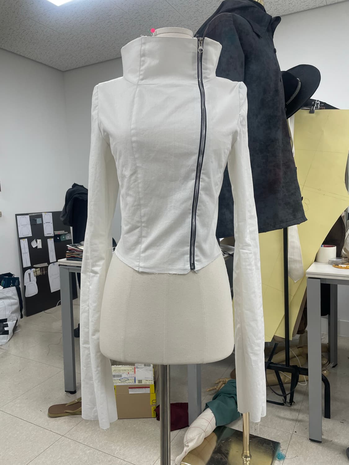Slim cotton jacket 상품이미지1