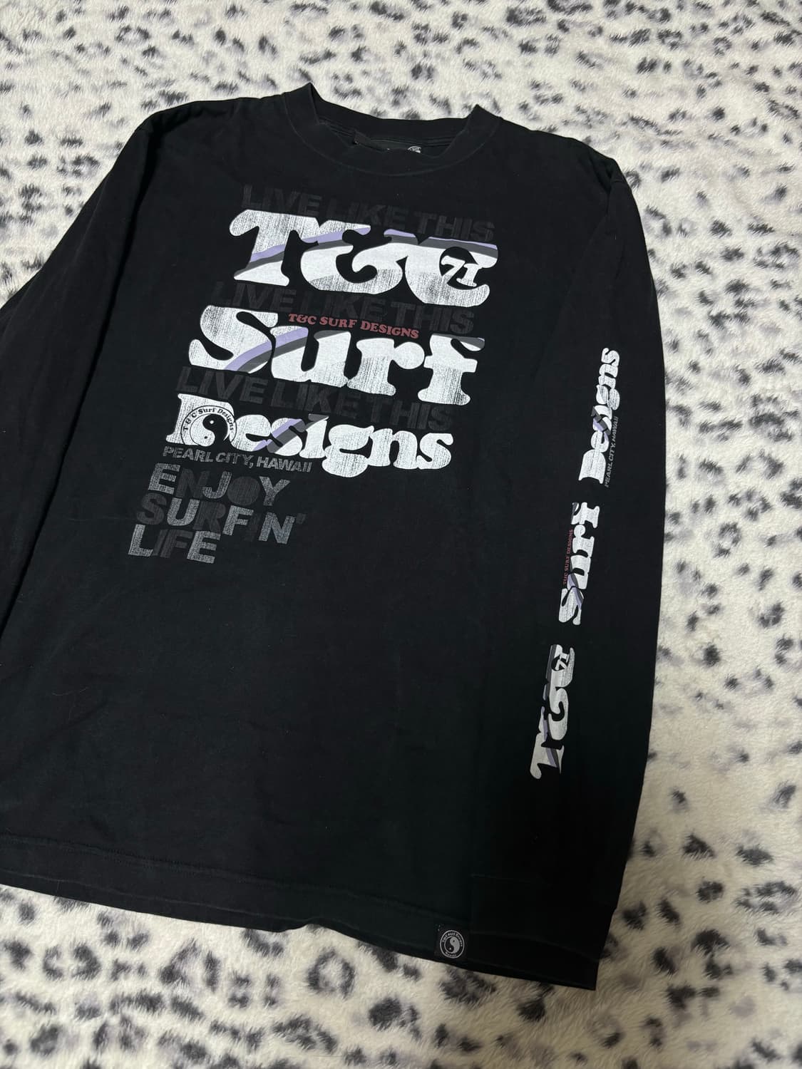 “TC SURF” Y2K Lettering Sleeve 상품이미지2