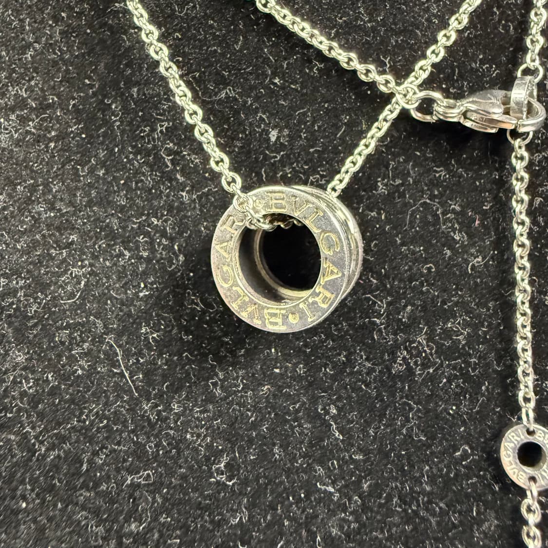 [실버&블랙 컬러] 불가리 세이브 더 칠드런 네클리스 목걸이 상품이미지3