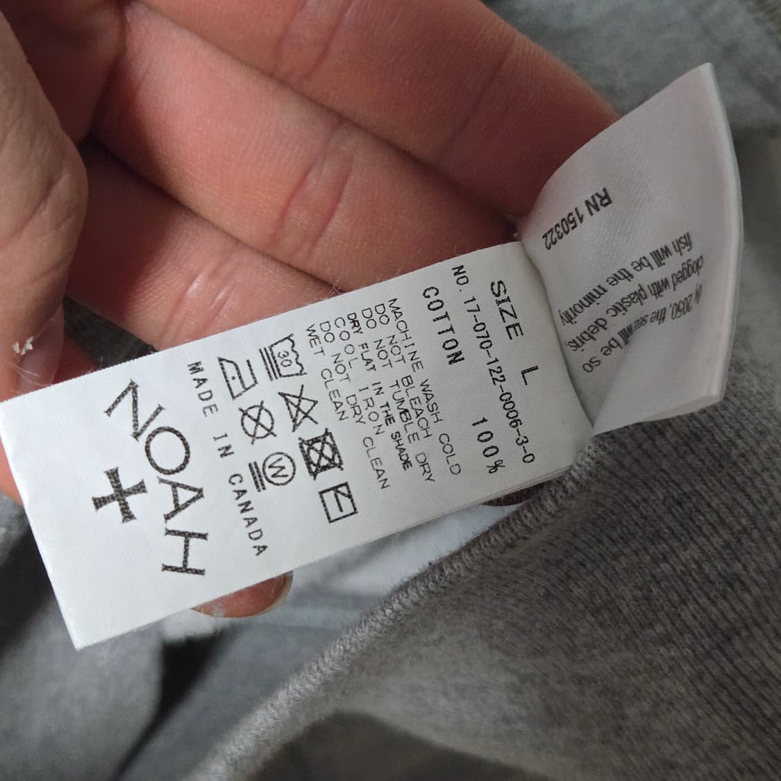 노아 코튼 후드집업/ 남성 후드집업 / 여성 후드집업  상품이미지5