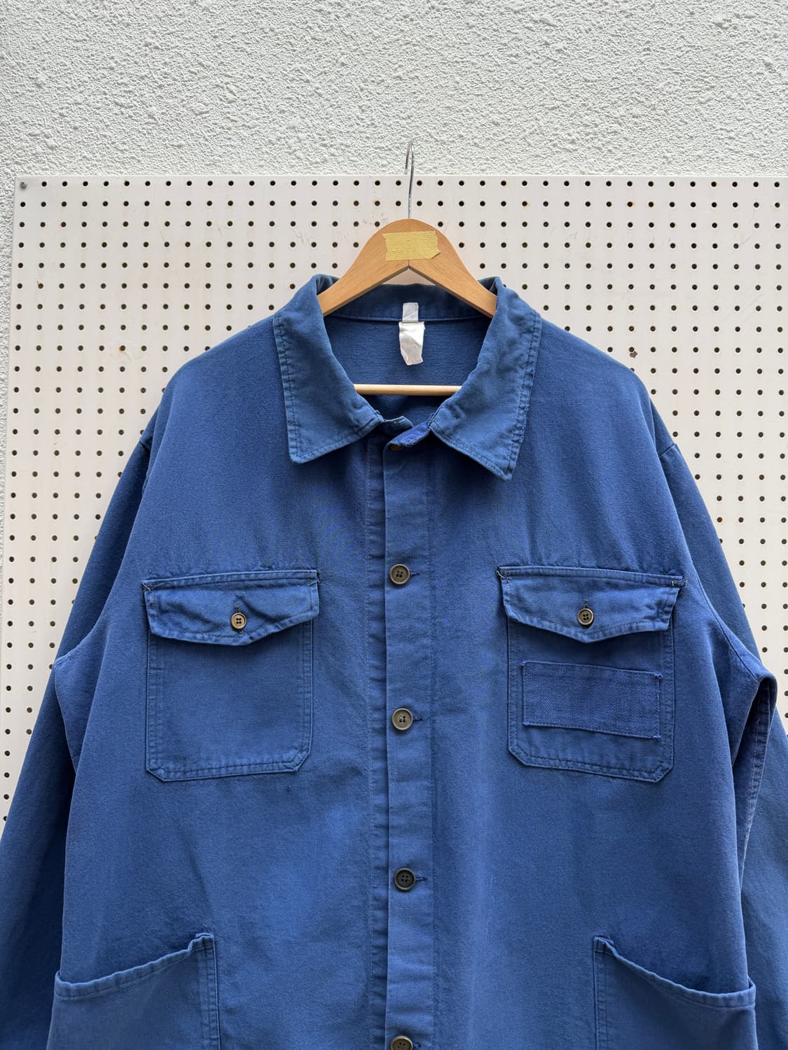 WASHED BLUE BELTED 4 POCKET 빈티지 프렌치워크자켓 상품이미지3