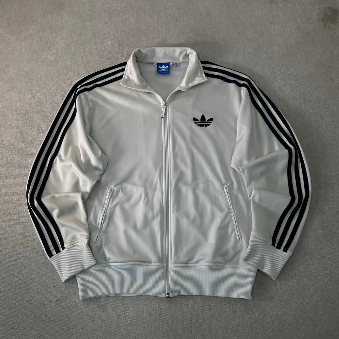 100 아디다스 파이어버드 대장급 흰검 구형 트랙탑 져지 상품이미지1