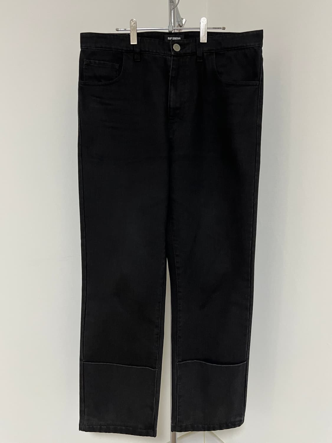 RAF SIMONS classic fit black jeans 상품이미지2