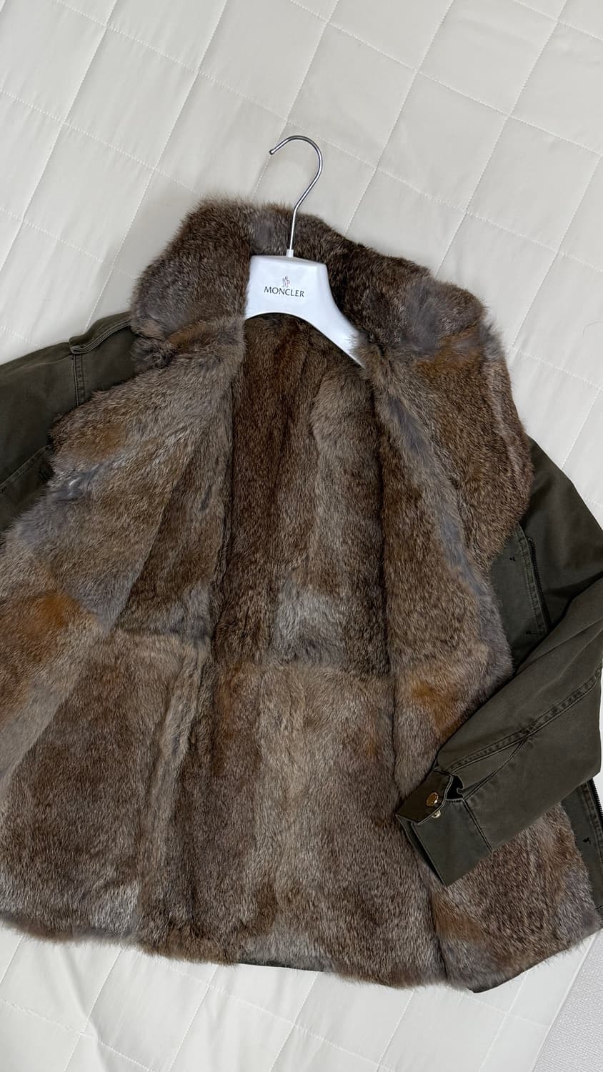 자딕 앤 볼테르 밀리터리 리얼 토끼퍼 자켓 상품이미지3