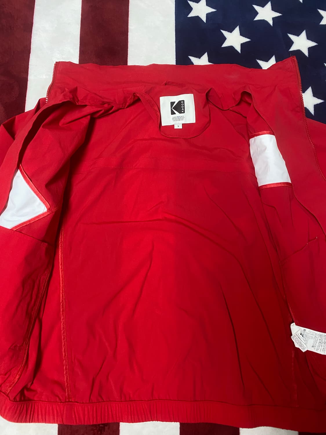 코닥 케이 스탠넥 바람막이 자켓 상품이미지5