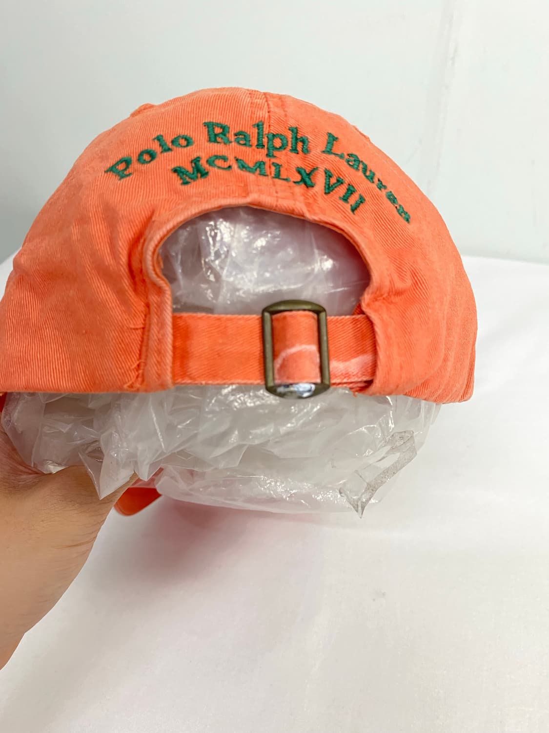 폴로 랄프로렌 오렌지 빅포니 볼캡 상품이미지6