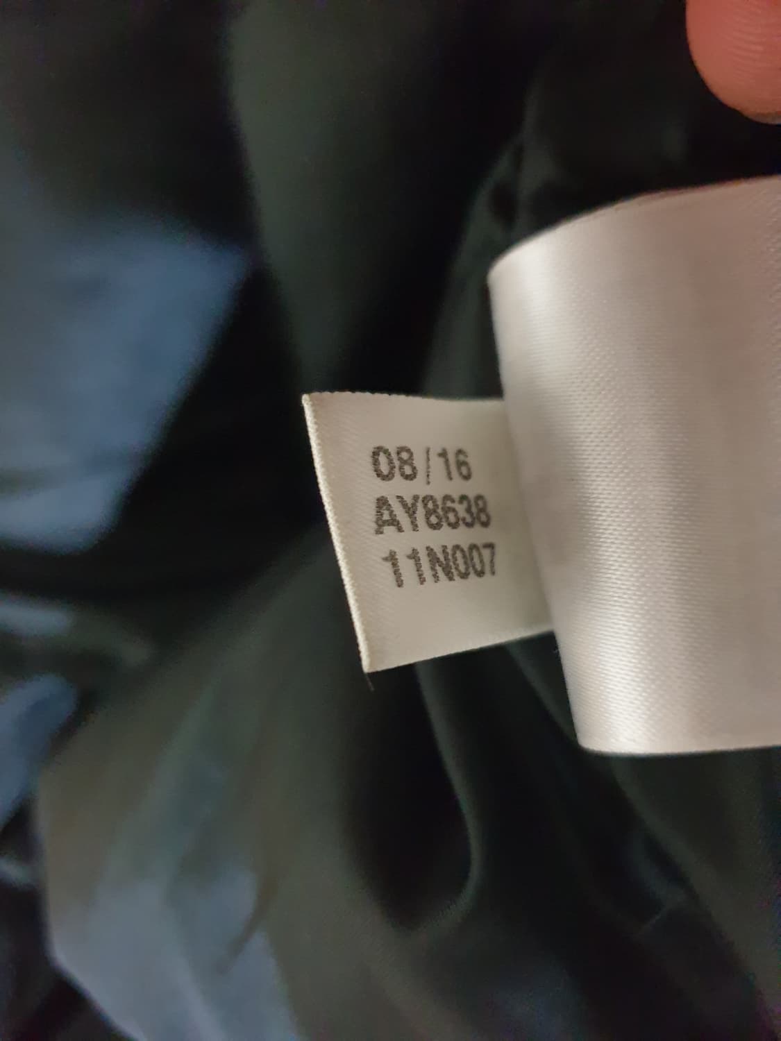 아디다스 파이어버드 빅로고 덕다운 개파카 블랙 (L) 상품이미지6