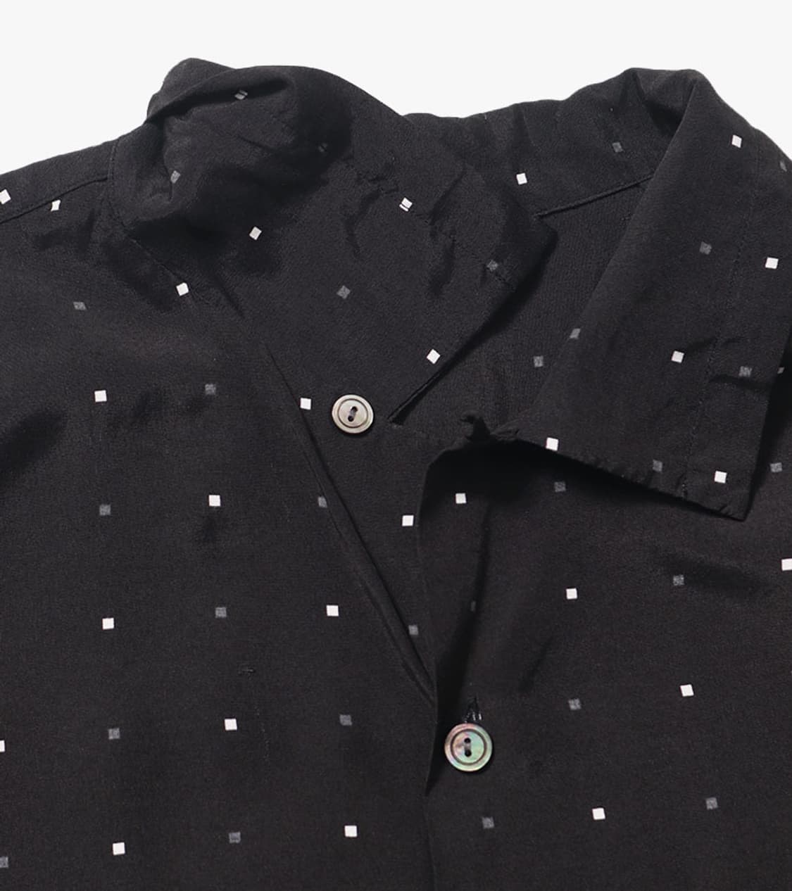 UNUSED - RAYON OPEN COLLAR SHIRT 상품이미지4