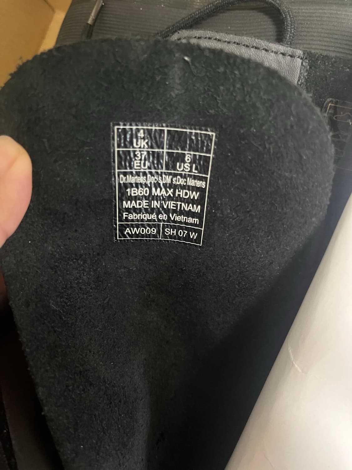 닥터마틴 1b60 hdw uk4 230 팝니다 상품이미지8