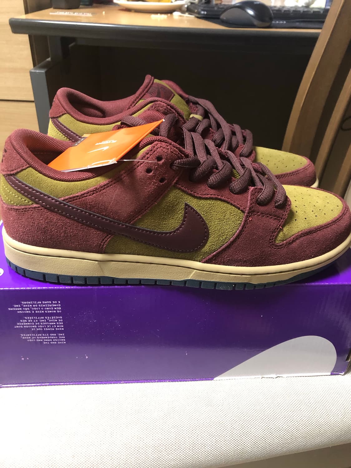 나이키 SB 덩크 로우 프로 다크 팀 레드 270새상품 상품이미지1