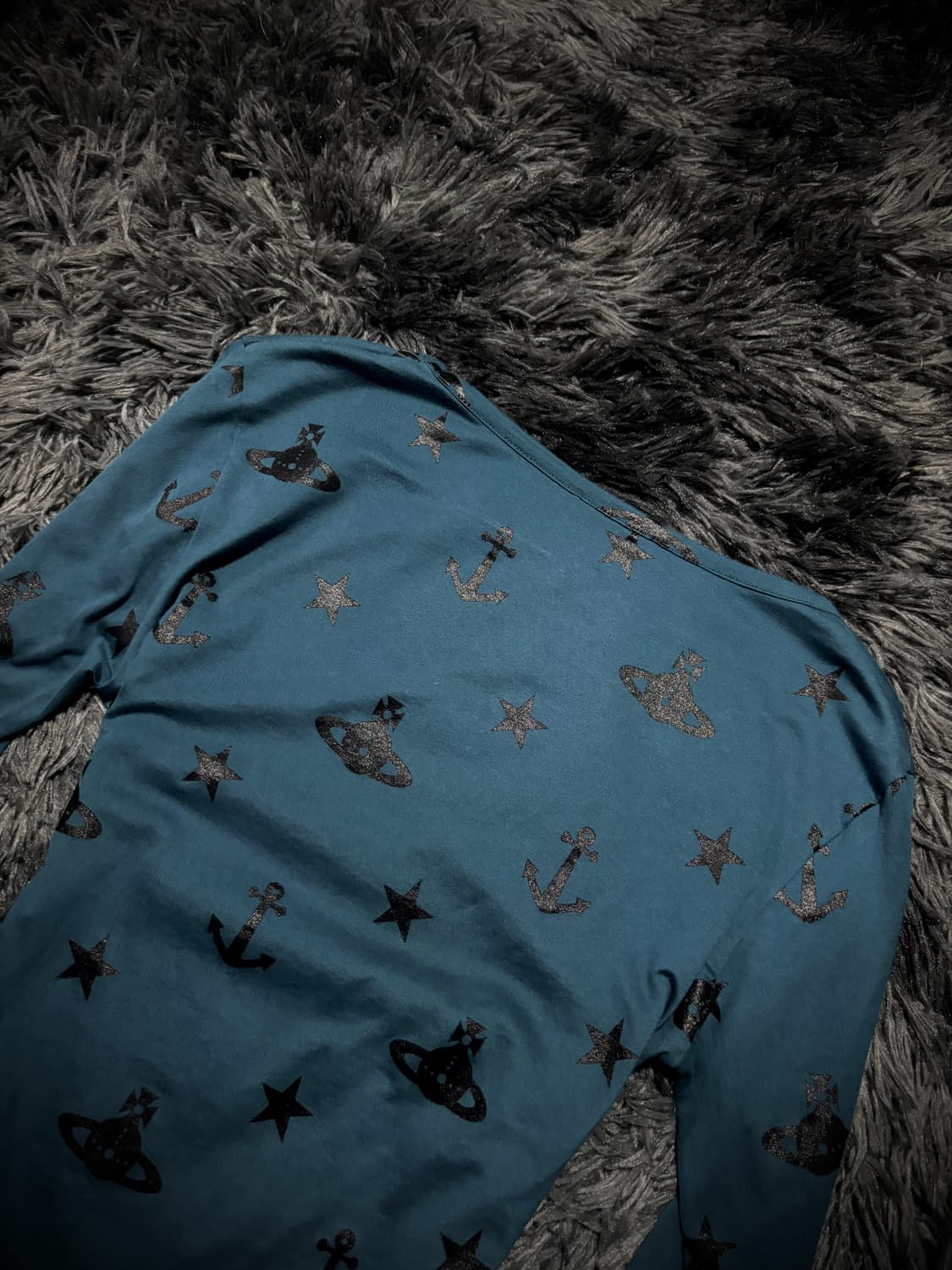 Vivienne Westwood 오브 앵커 패턴 7부 슬리브 상품이미지5