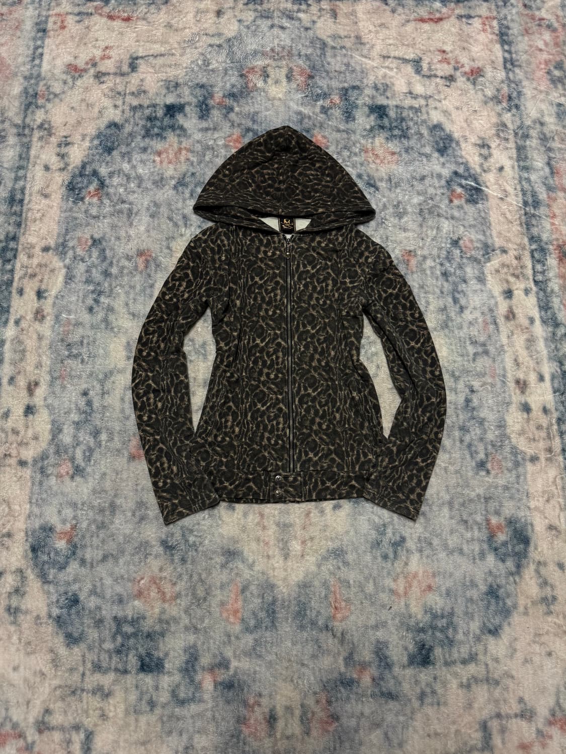 Roen 00s leopard hoodie 상품이미지2