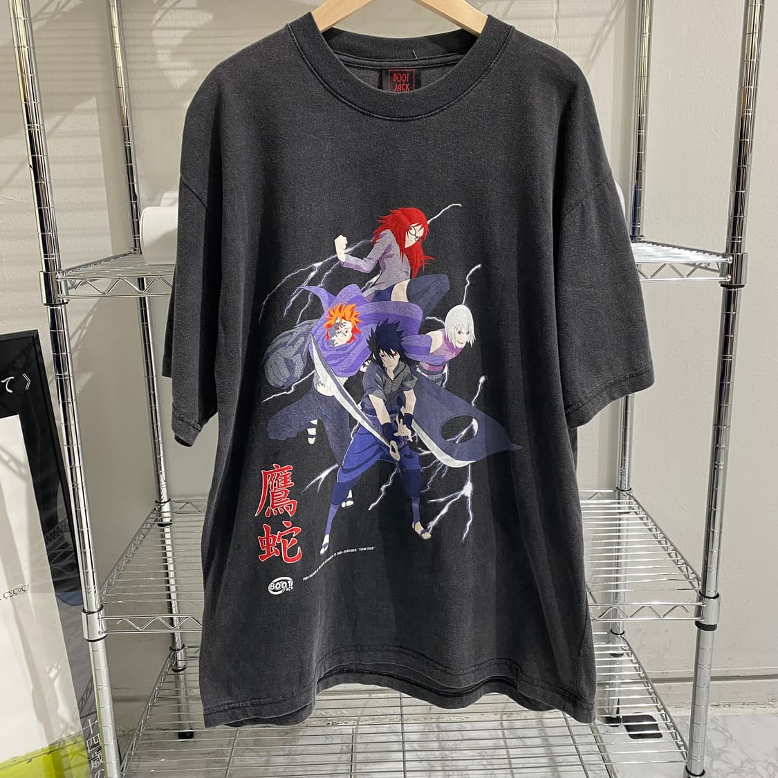 나루토 사스케 부틀렉 애니메이션 티셔츠 상품이미지1