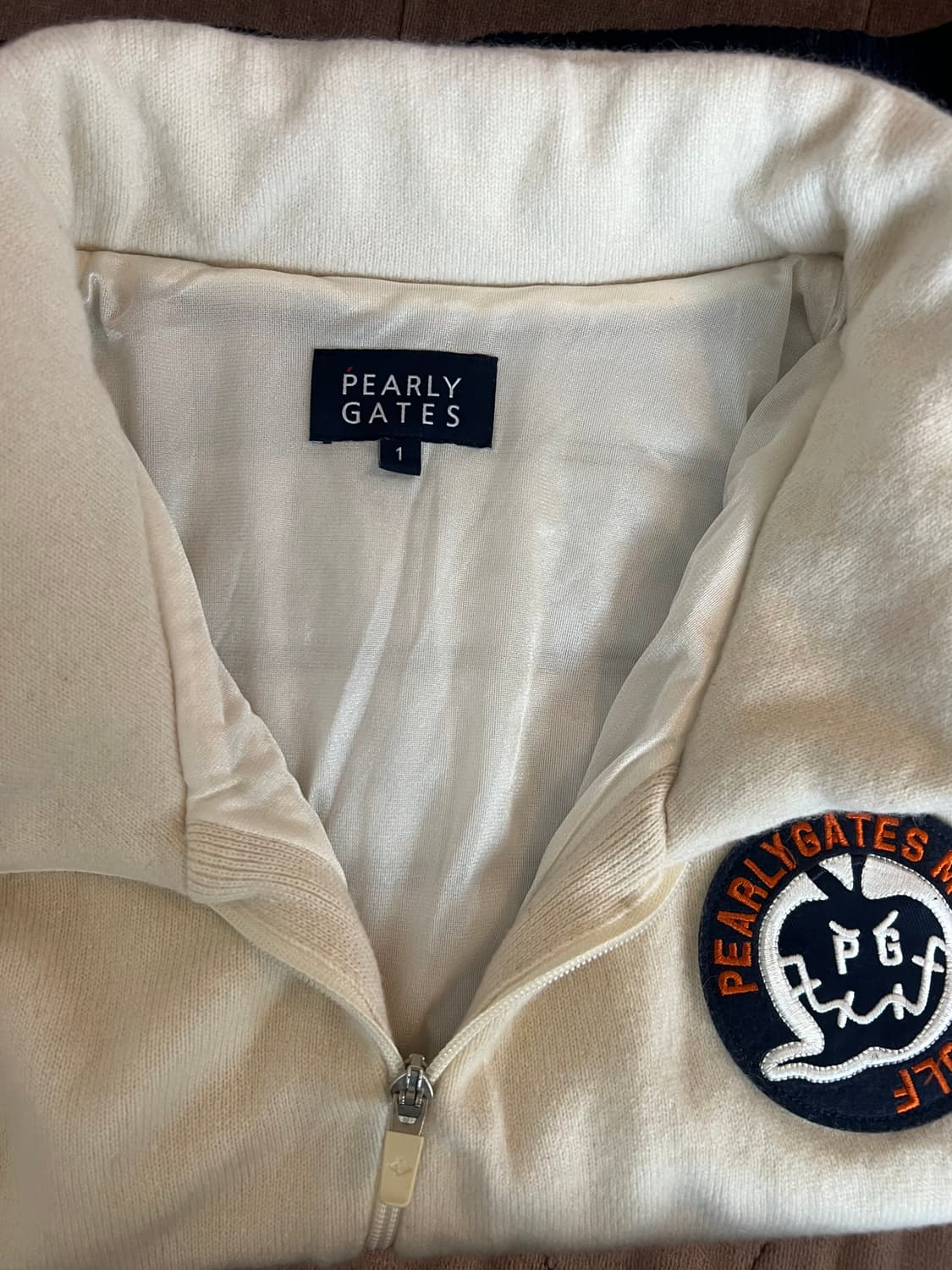 파리게이츠 여성 아이보리 울방풍집업점퍼 패딩니트점퍼 상품이미지6