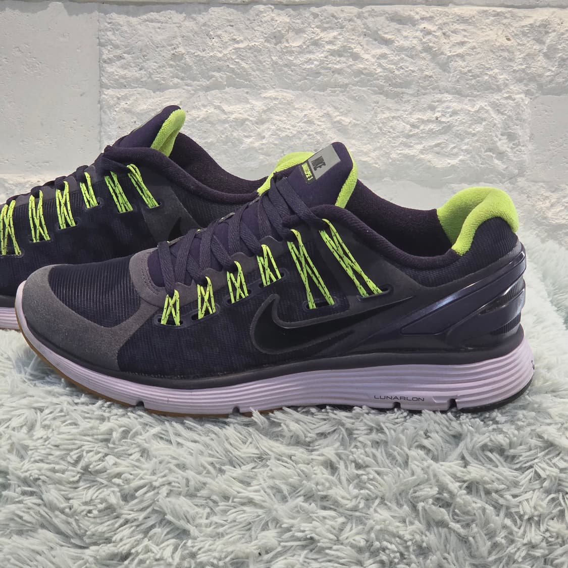 8q-28:나이키 루나글라이드 3 네이비라임 (25cm)금액25 상품이미지2