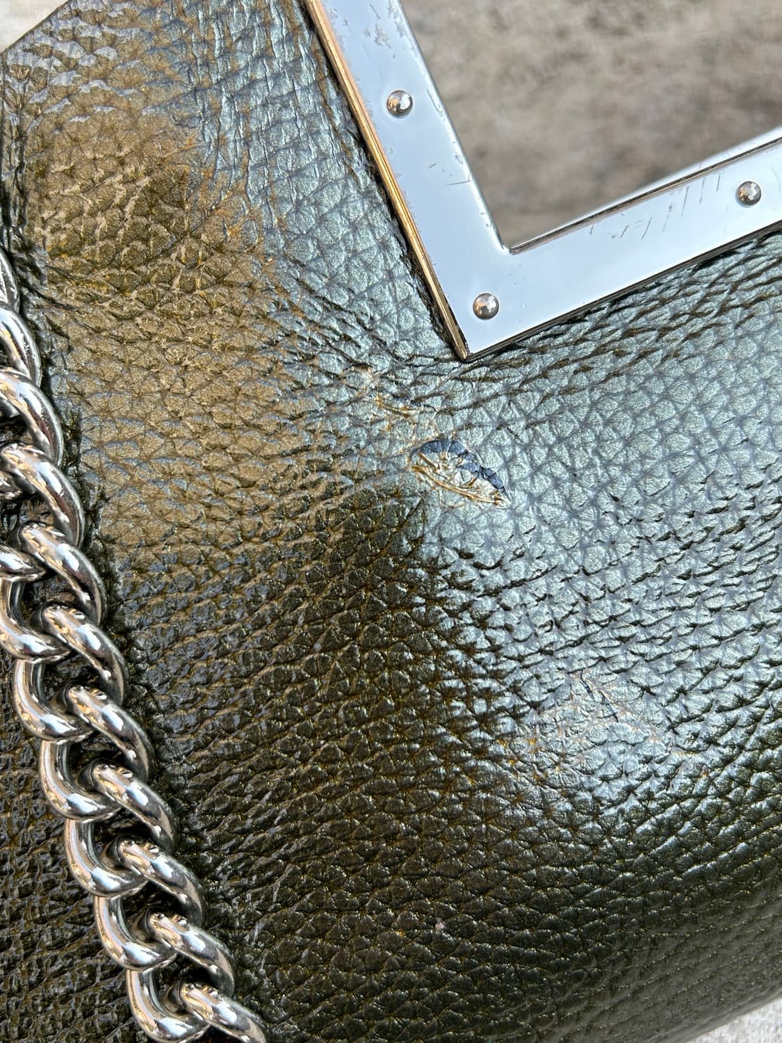 올리브레더 스퀘어백 상품이미지5