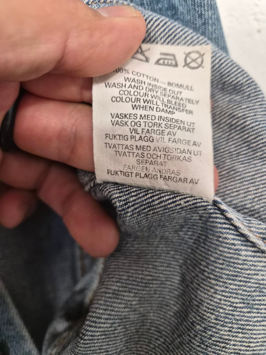 40) 리바이스 90년대 영국생산 3세대 트러커 자켓 팝니다 상품이미지5