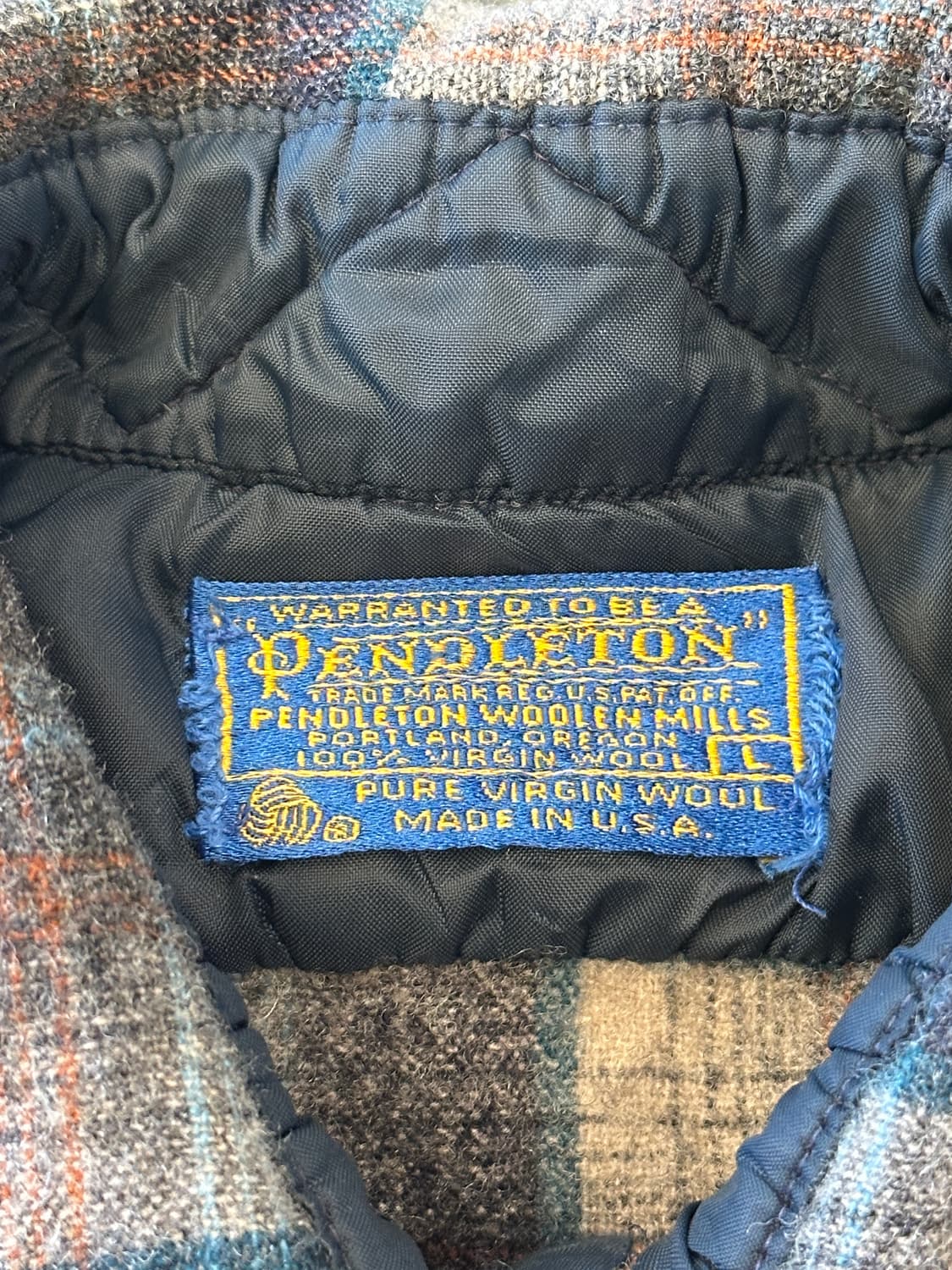 1970~90s 팬들턴 USA 플란넬 셔츠 우먼 L 상품이미지3