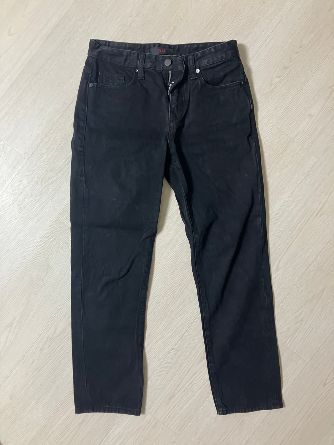 플랙 크롭 슬림 스트레이트 데님 29 상품이미지2