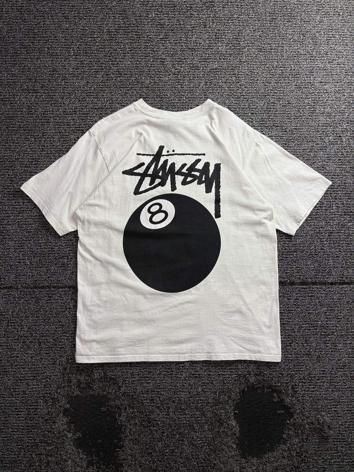 스투시 에잇볼 빅로고 박시핏 반팔티 4187 상품이미지6