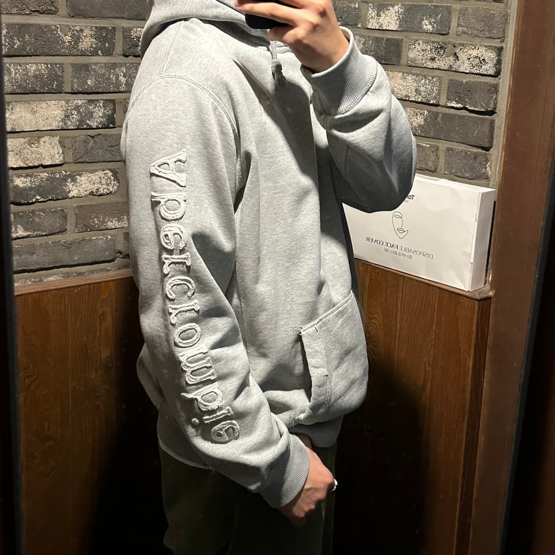 M) 아베크롬비 팔 레터링 후드티 상품이미지9