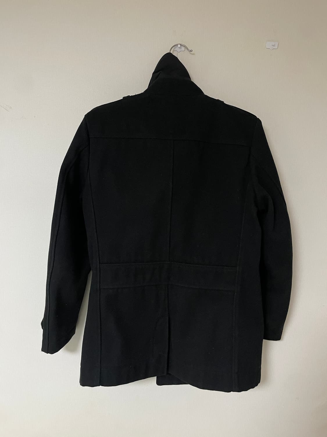 디젤 블랙 코트 S USA 정판  상품이미지4