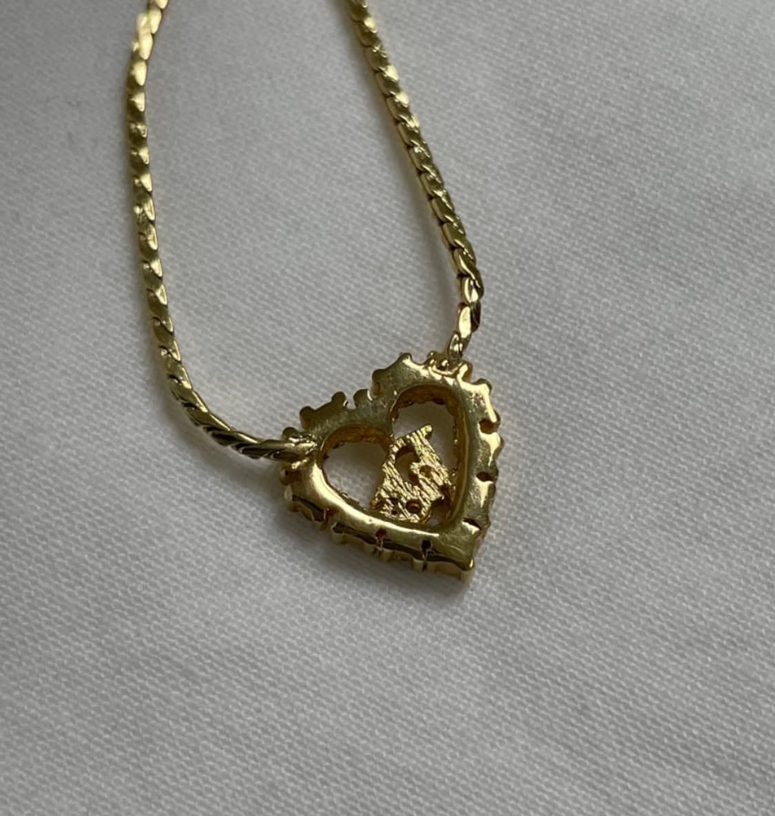 정품] 디올 하트큐빅목걸이 상품이미지2