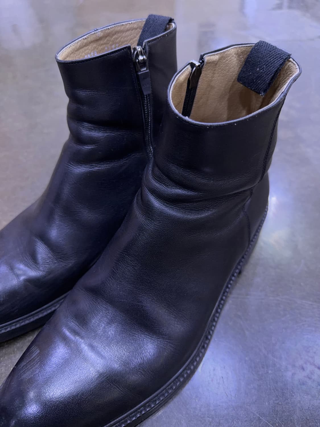 mmrb 메모러블 사이드 지퍼 부츠 블랙 255 상품이미지4