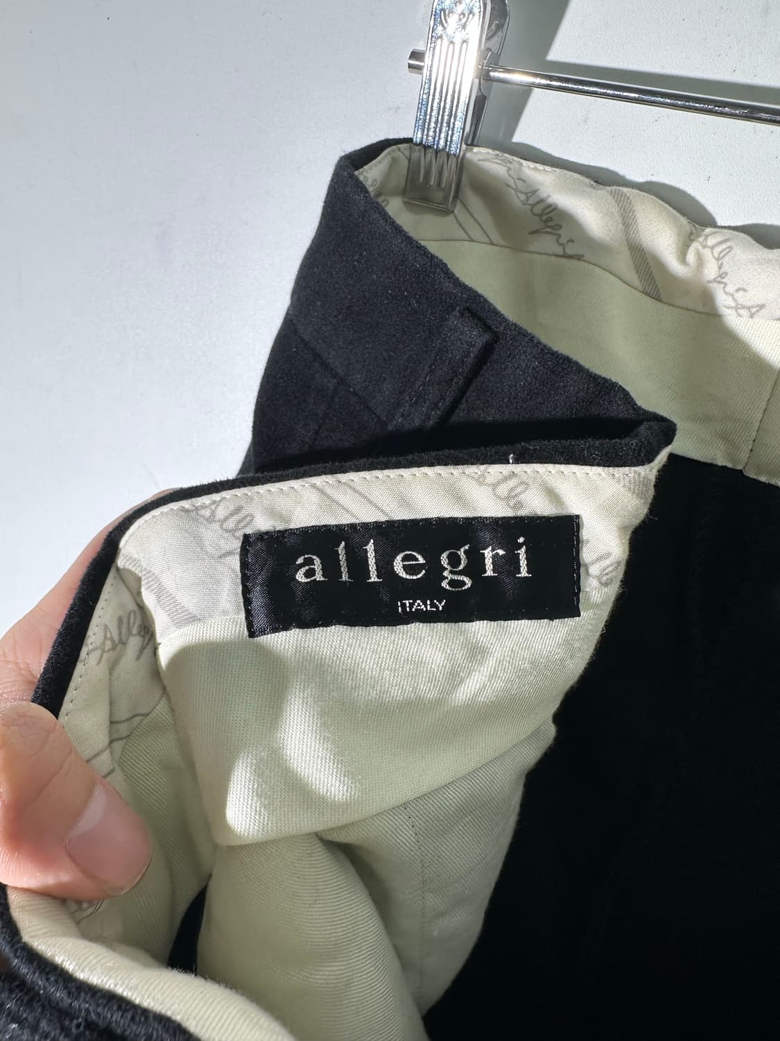 allegri 몰스킨 와이드 팬츠 슬랙스 상품이미지4