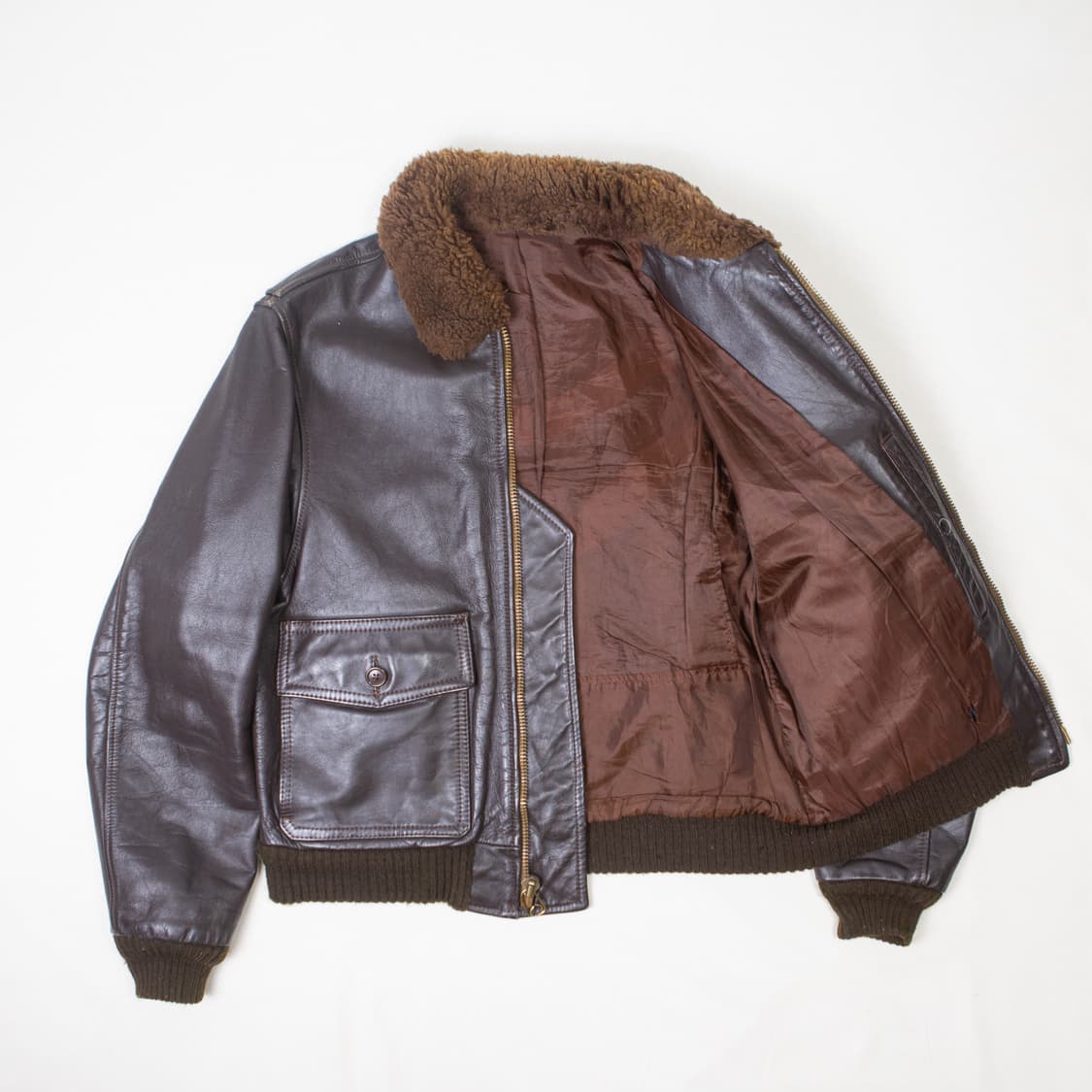 70s G-1 카우 레더 플라이트 자켓 상품이미지2