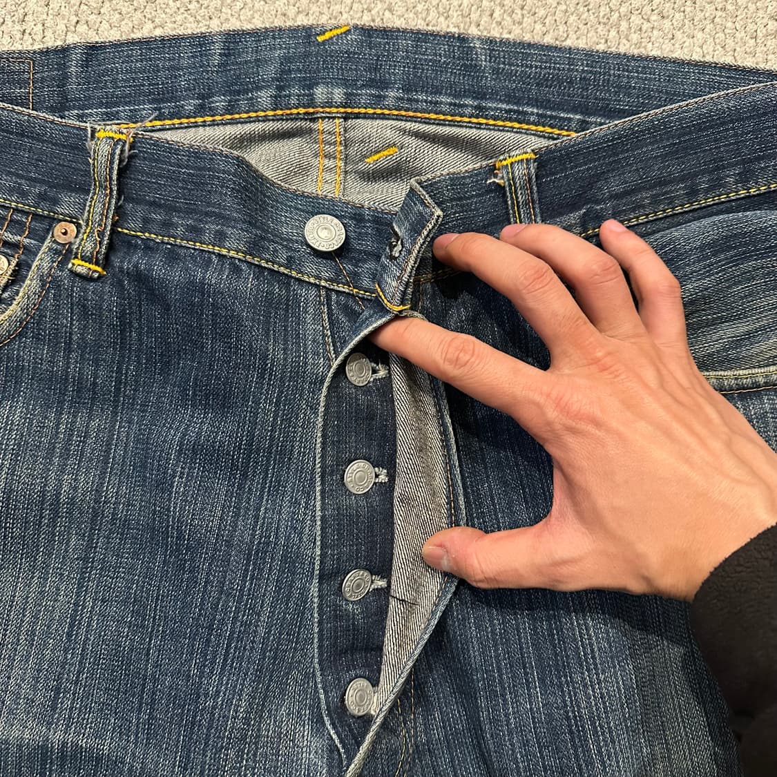 90s 에비수 EVISU 데님 팬츠 상품이미지5