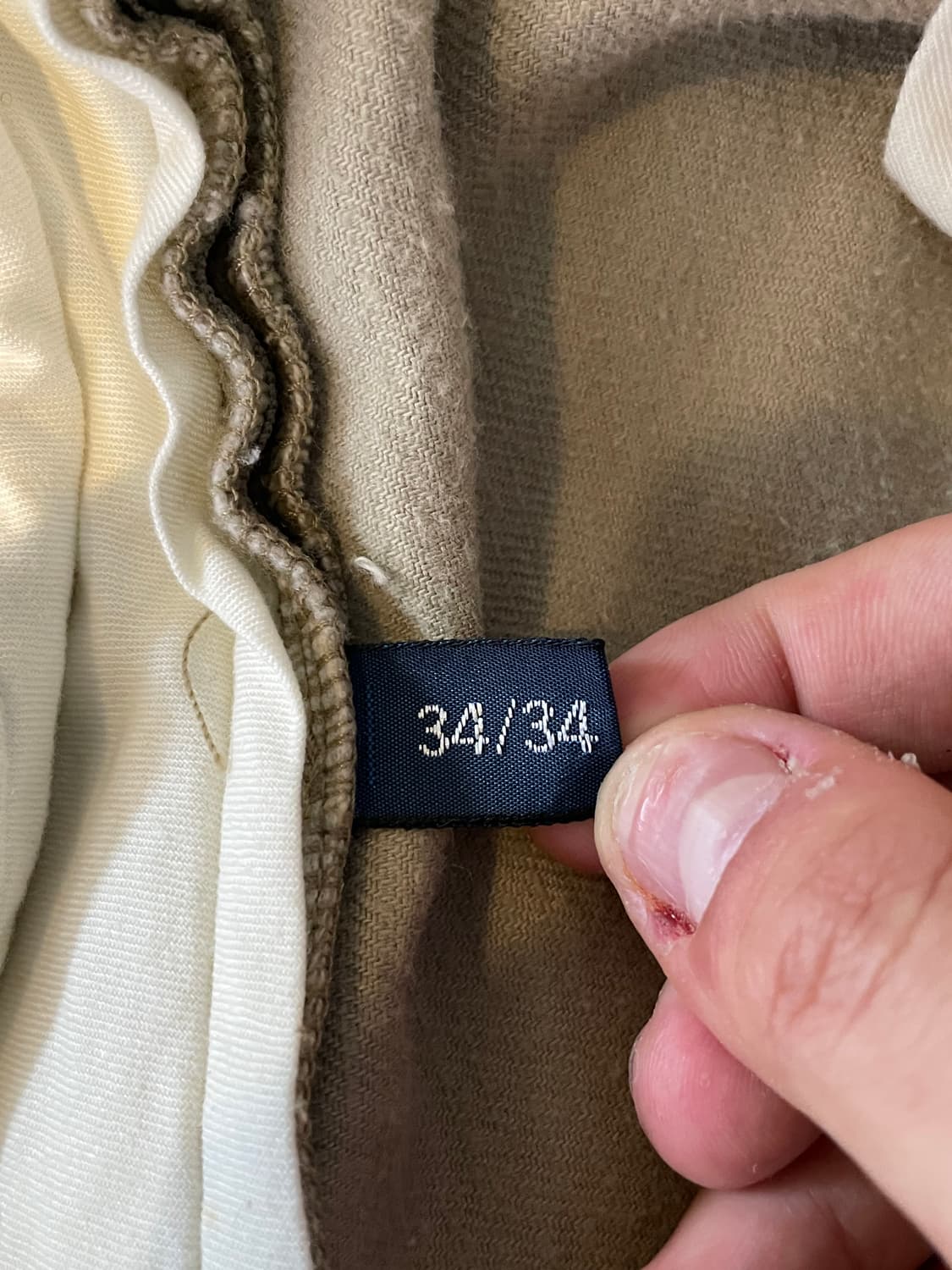 폴로 랄프로렌 카키 코듀로이 골덴 팬츠 상품이미지4