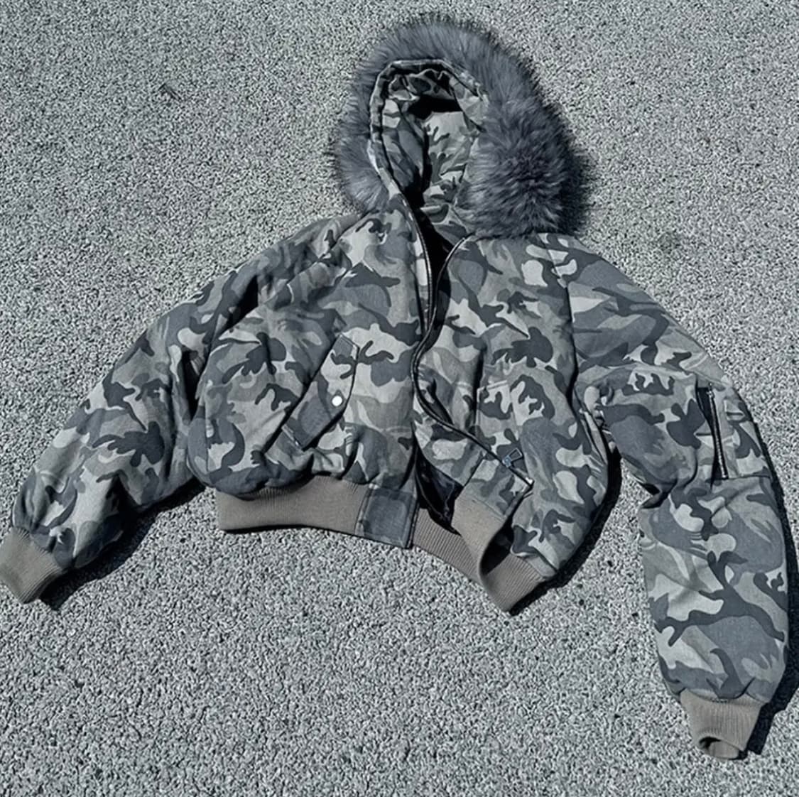 비엑세스 카모 봄버 자켓 상품이미지1