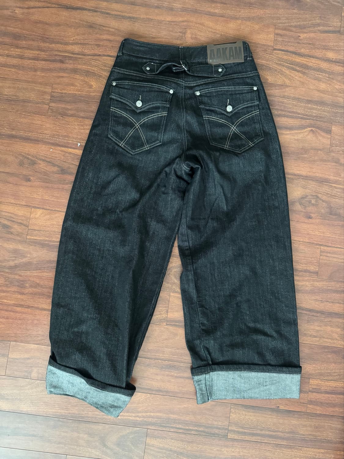아캄 Cinch Back Denim Pants 상품이미지2