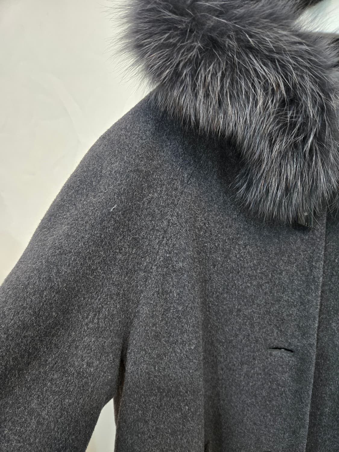 폭스퍼 후드 코트 상품이미지4