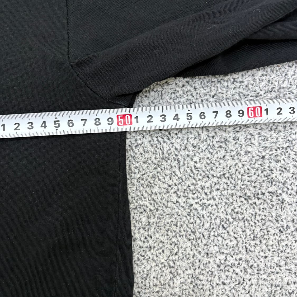 S 무신사스탠다드 긴팔티 라운드 블랙 0311J 상품이미지5